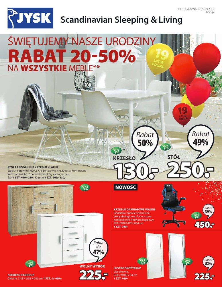 Gazetka promocyjna Jysk str. 1