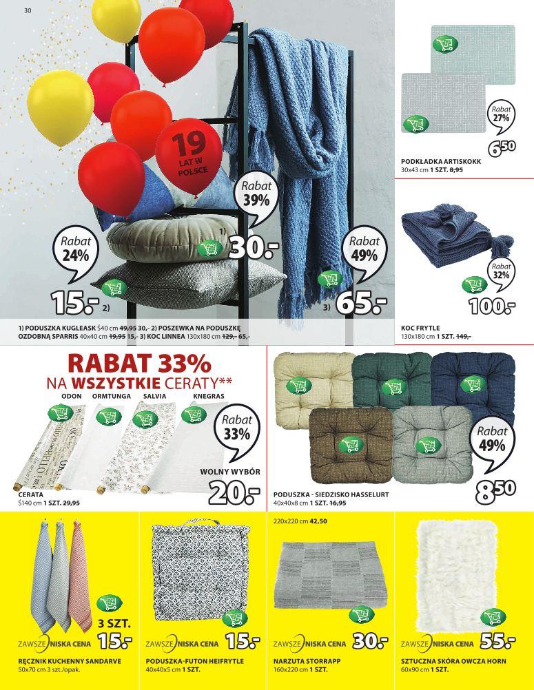 Gazetka promocyjna Jysk str. 30