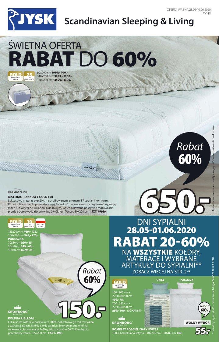 Gazetka promocyjna Jysk str. 1
