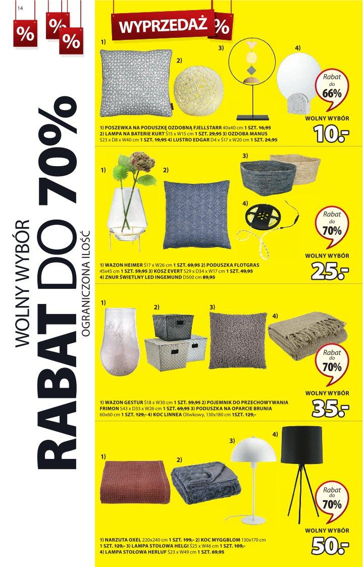 Gazetka promocyjna Jysk str. 14