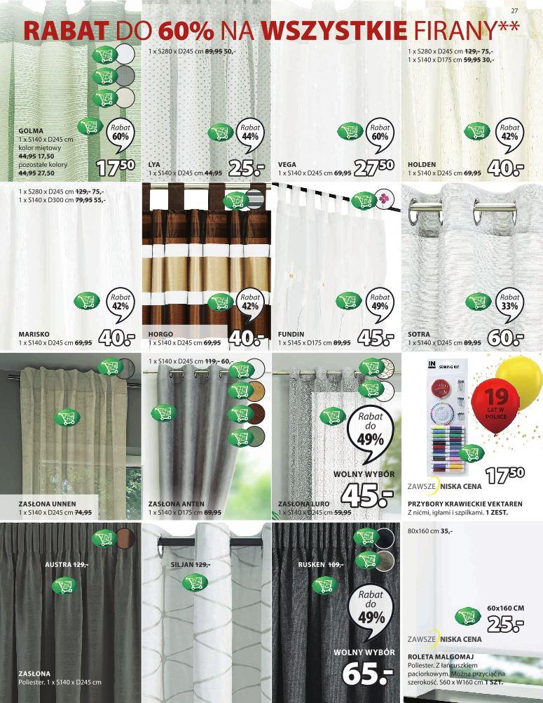 Gazetka promocyjna Jysk str. 27