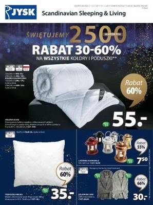 Jysk rabat na poduszki
