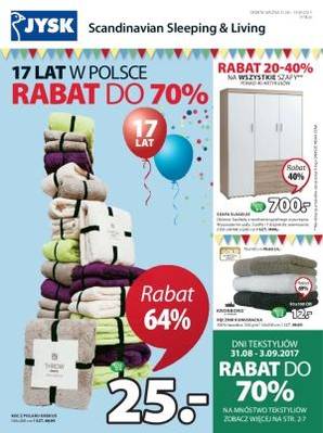 Jysk rabat do 64%