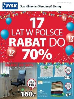Rabat do 70% - 17 lat w Polsce