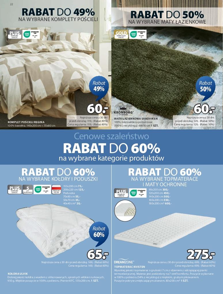 Gazetka promocyjna Jysk str. 22