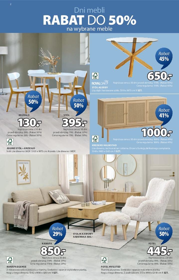 Gazetka promocyjna Jysk str. 2