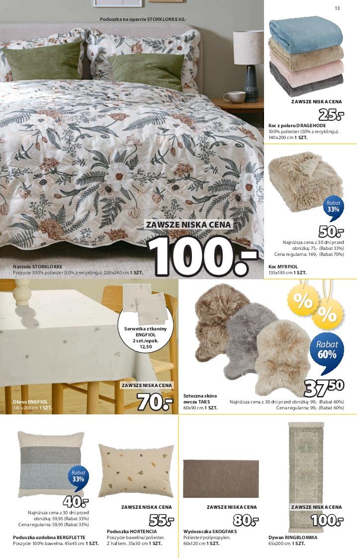 Gazetka promocyjna Jysk str. 13