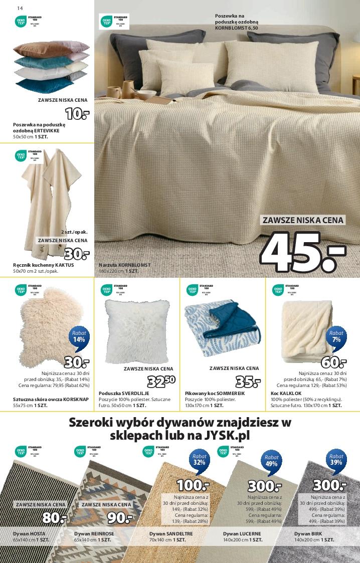 Gazetka promocyjna Jysk str. 14
