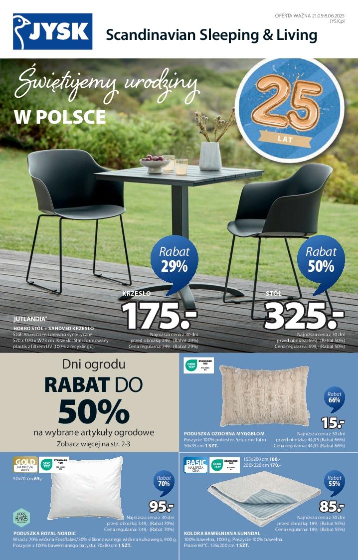 Gazetka promocyjna Jysk str. 1