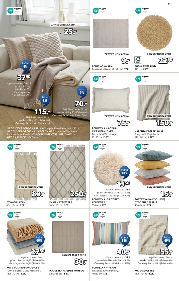 Gazetka promocyjna Jysk str. 13