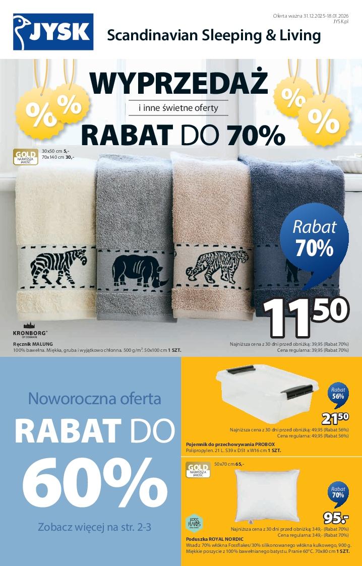 Gazetka promocyjna Jysk str. 1