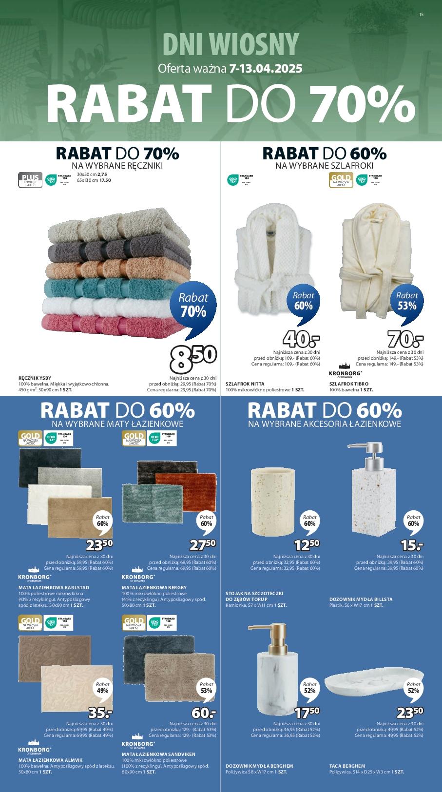 Gazetka promocyjna Jysk str. 15