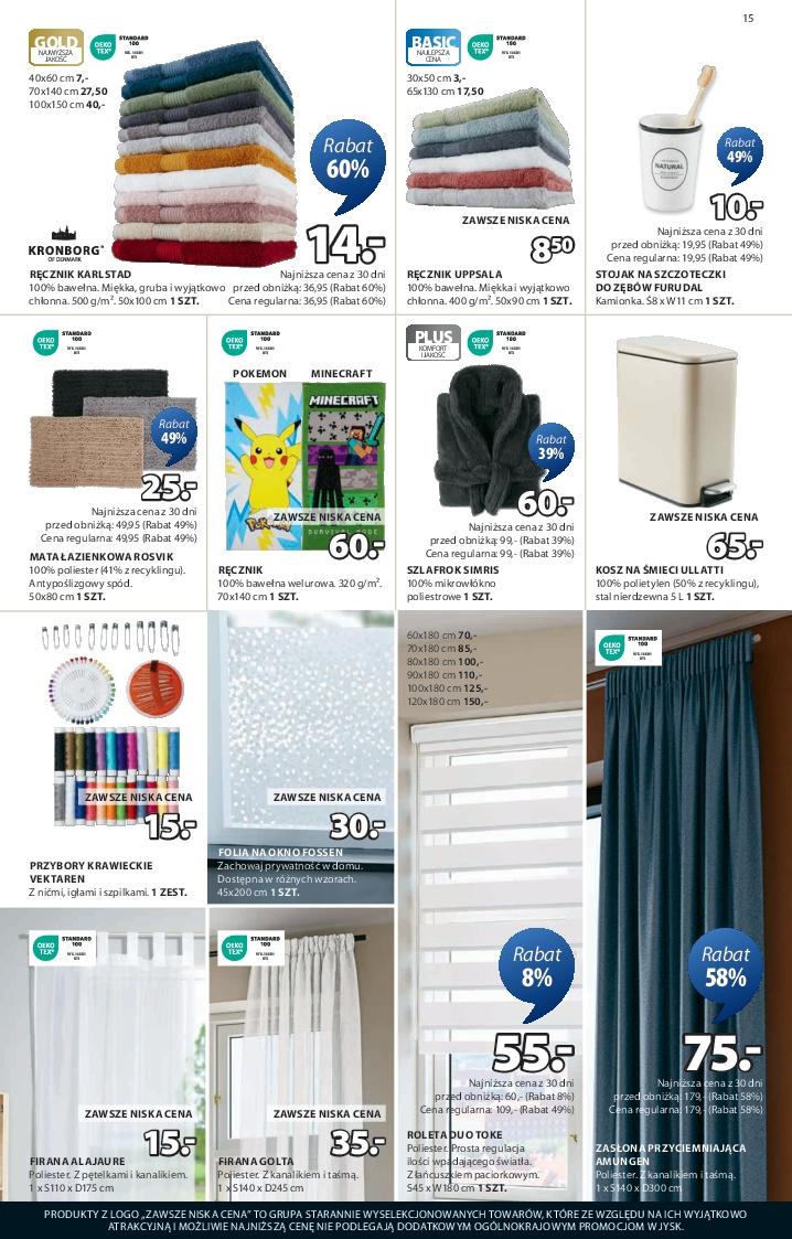 Gazetka promocyjna Jysk str. 15