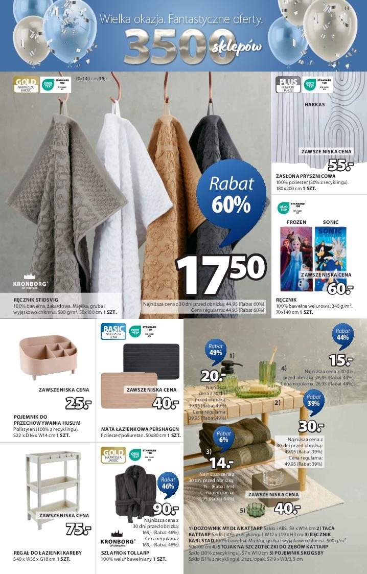 Gazetka promocyjna Jysk str. 13