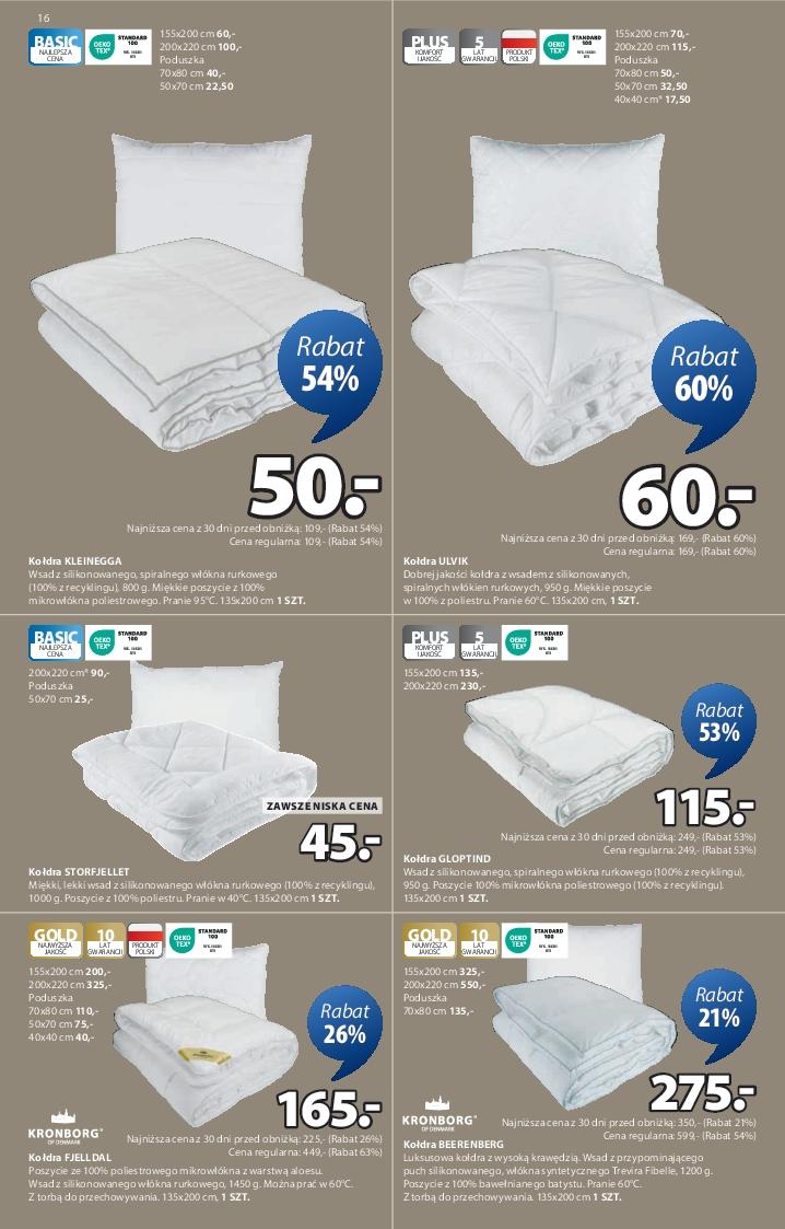 Gazetka promocyjna Jysk str. 16