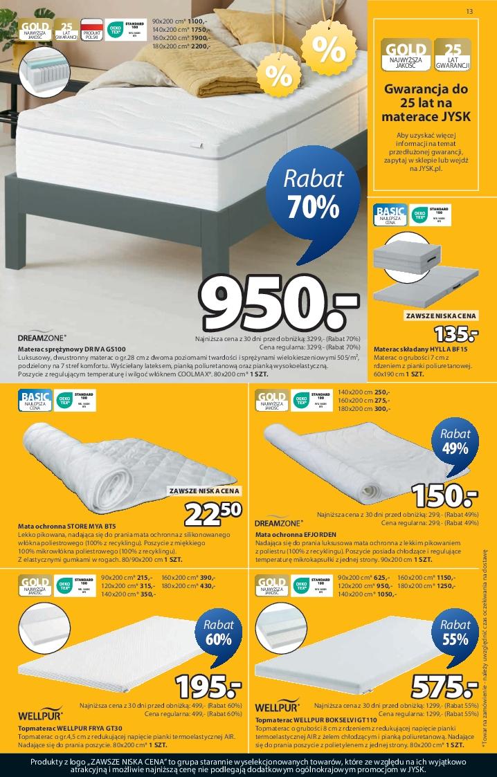 Gazetka promocyjna Jysk str. 13