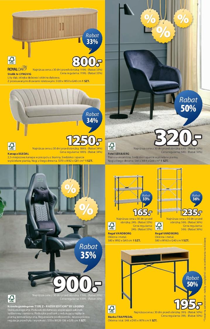 Gazetka promocyjna Jysk str. 7