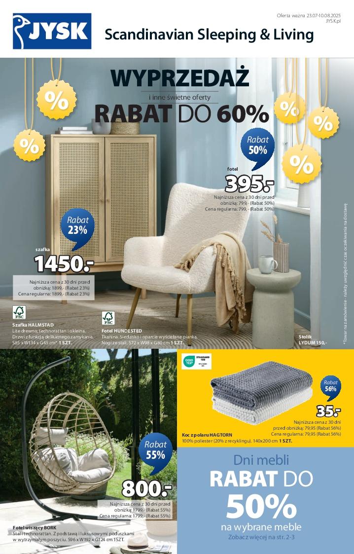 Gazetka promocyjna Jysk str. 1