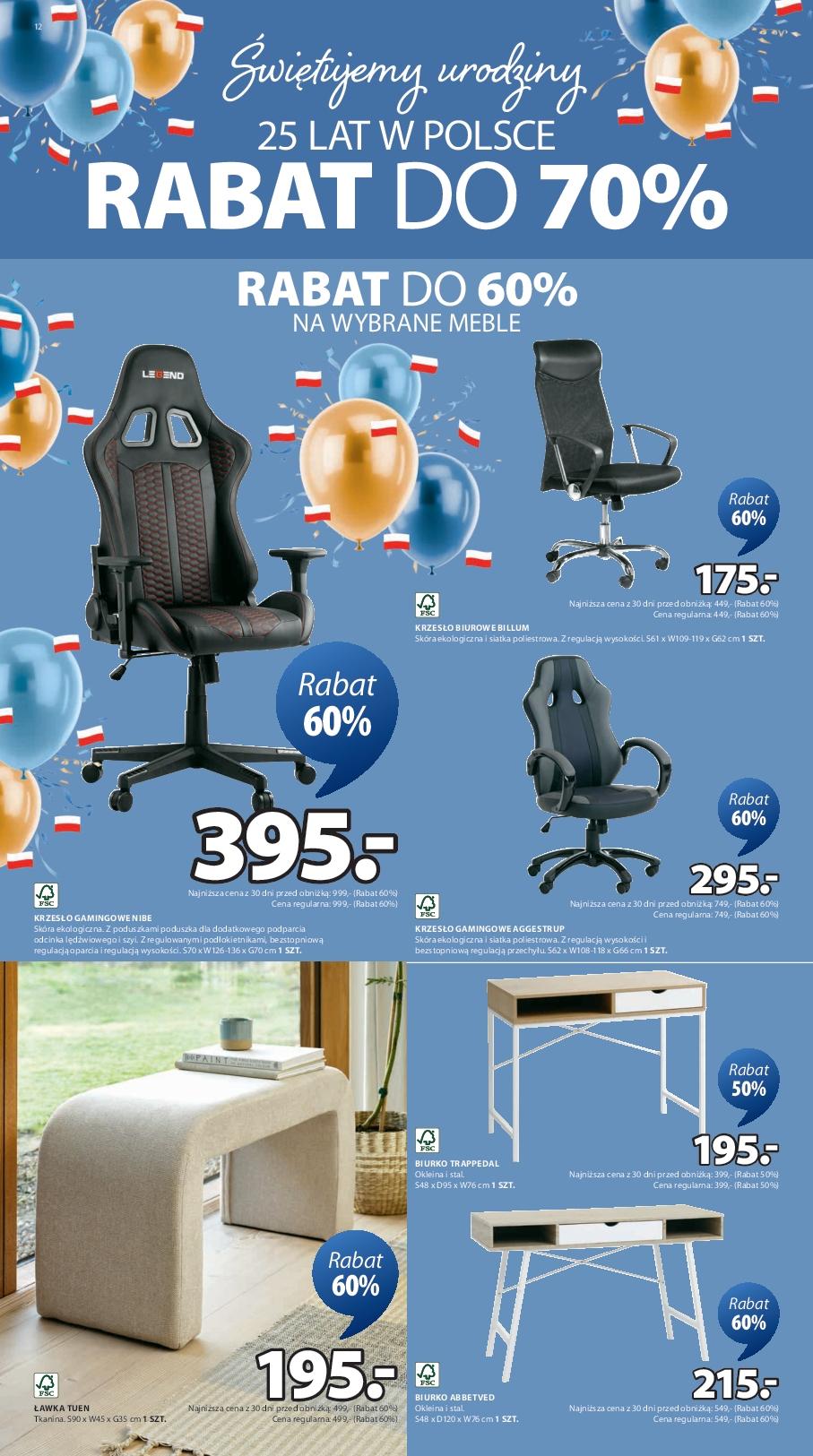 Gazetka promocyjna Jysk str. 12