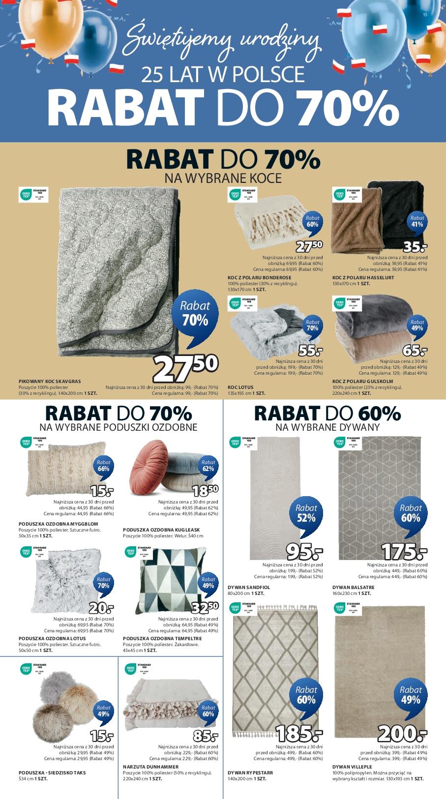 Gazetka promocyjna Jysk str. 15