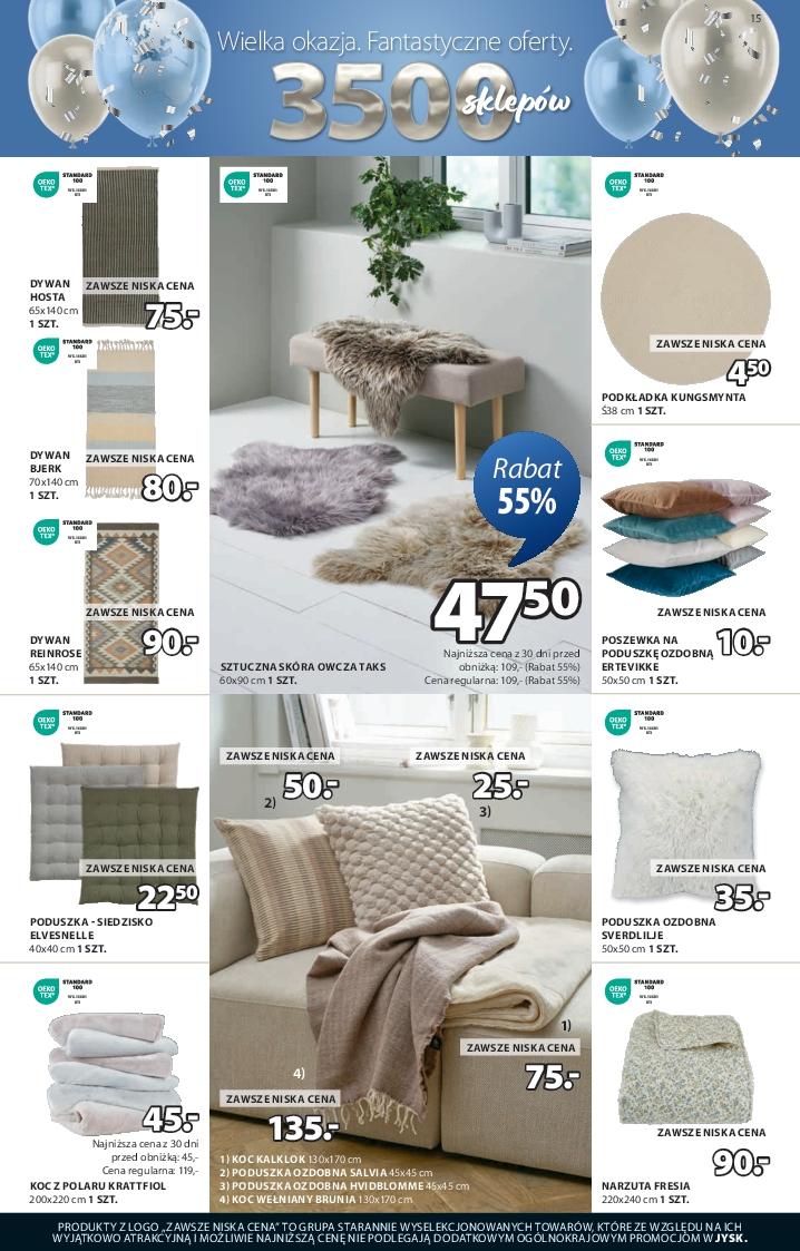Gazetka promocyjna Jysk str. 15