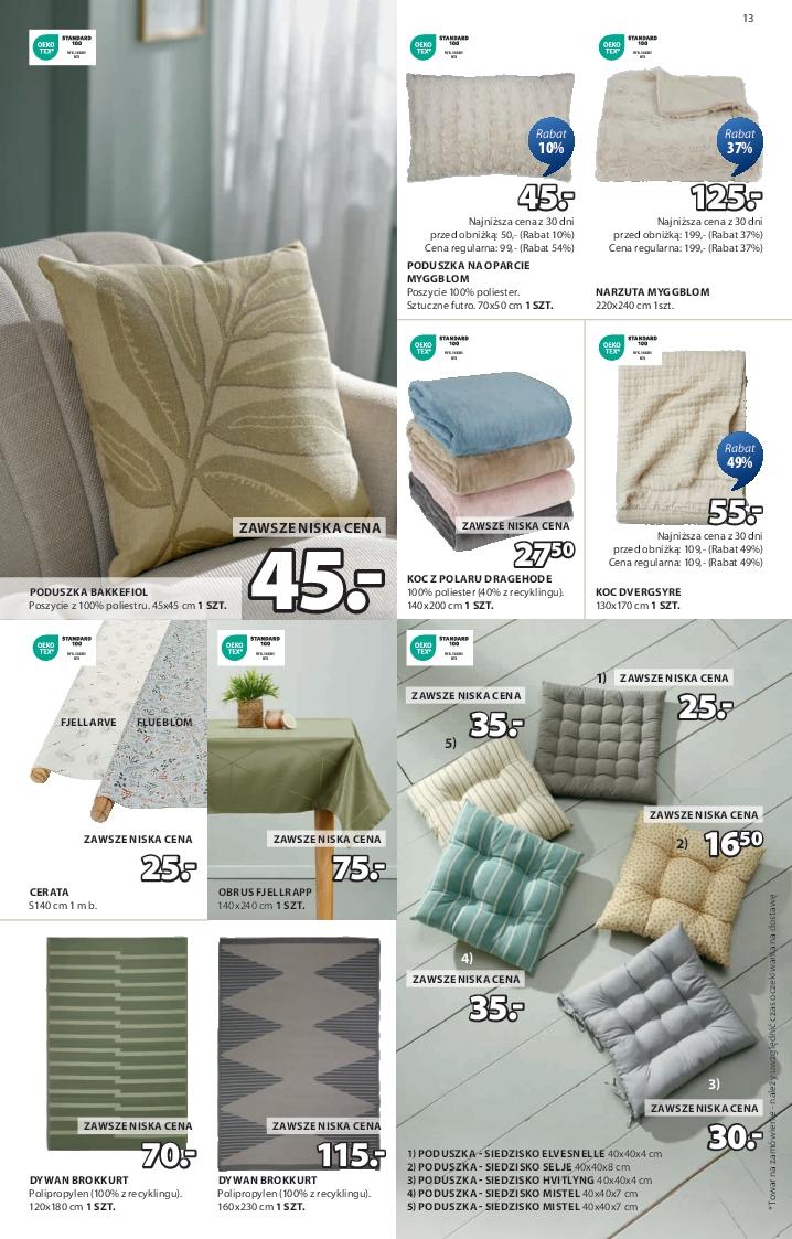 Gazetka promocyjna Jysk str. 13