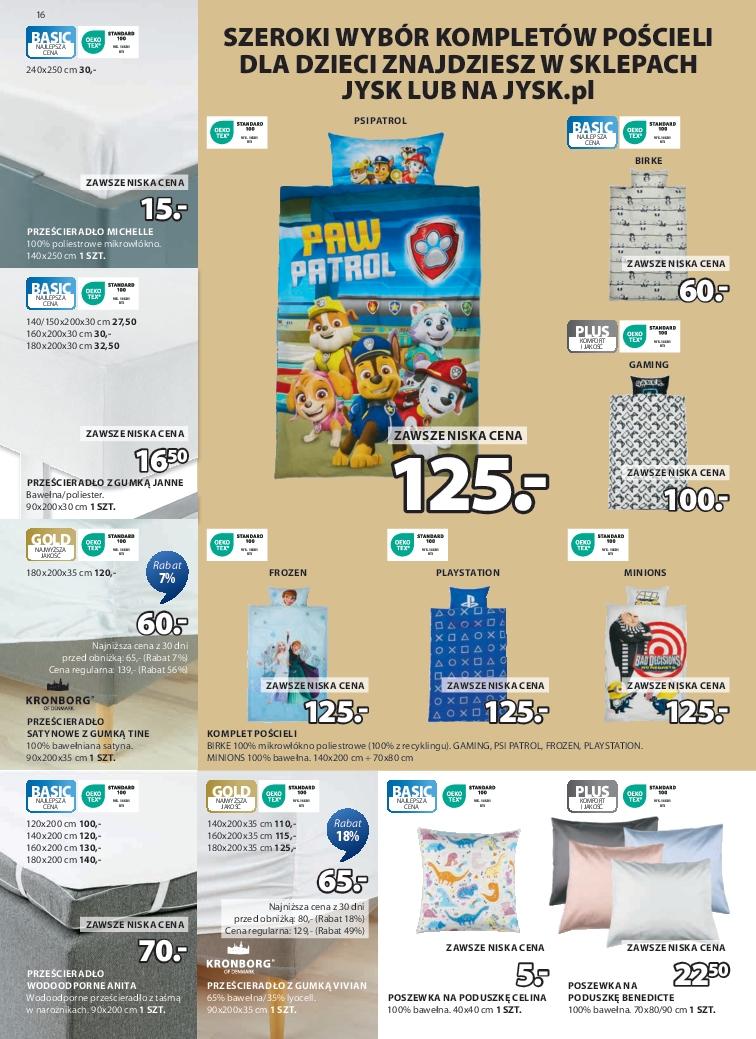Gazetka promocyjna Jysk str. 16