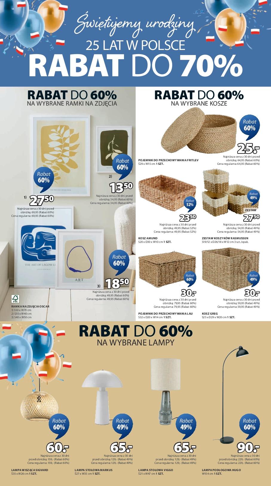 Gazetka promocyjna Jysk str. 14