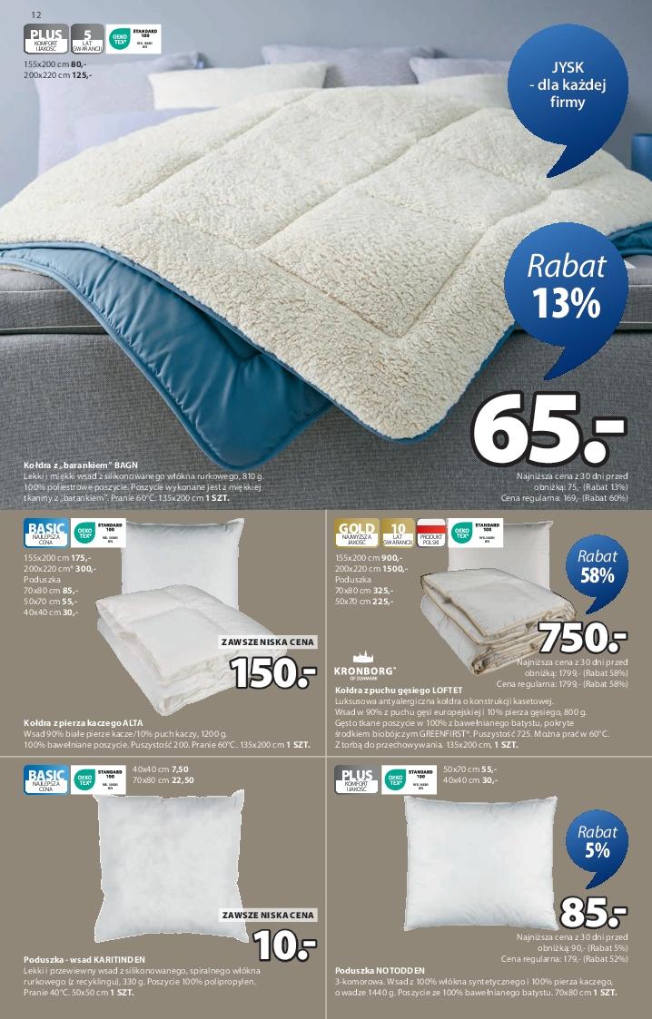Gazetka promocyjna Jysk str. 12