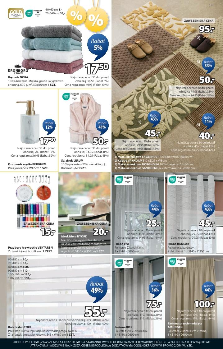 Gazetka promocyjna Jysk str. 15