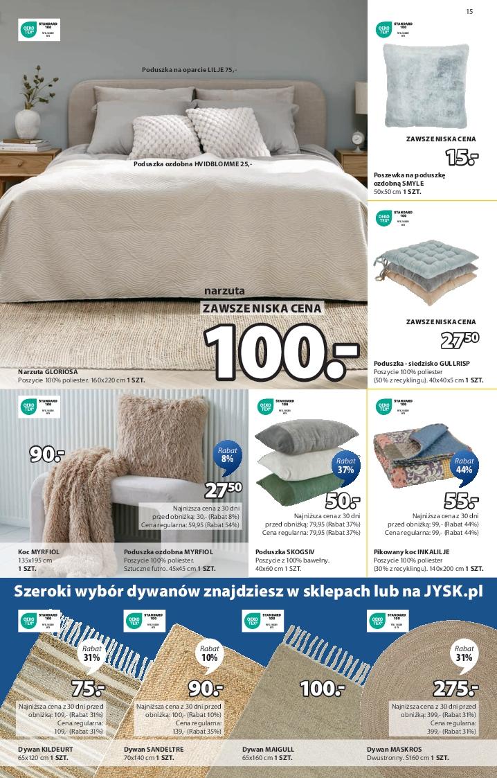 Gazetka promocyjna Jysk str. 15