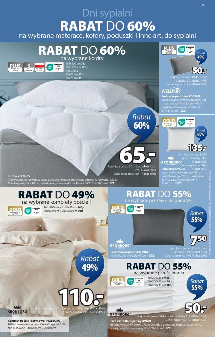 Gazetka promocyjna Jysk str. 15