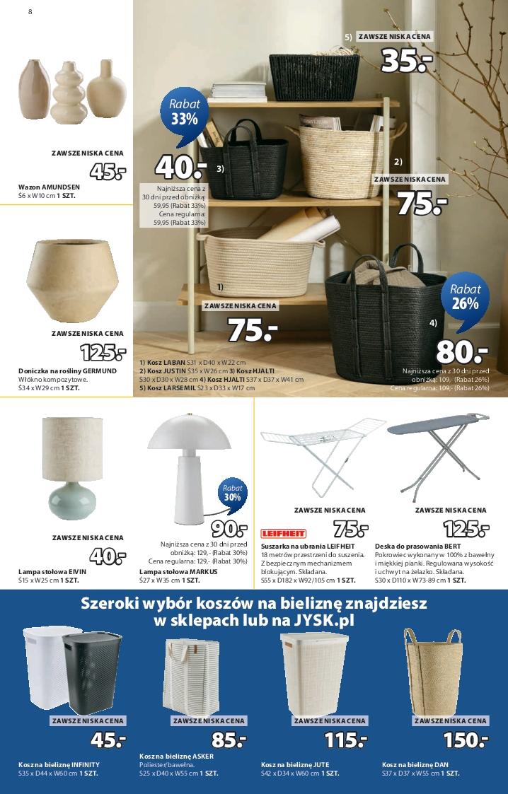 Gazetka promocyjna Jysk str. 8