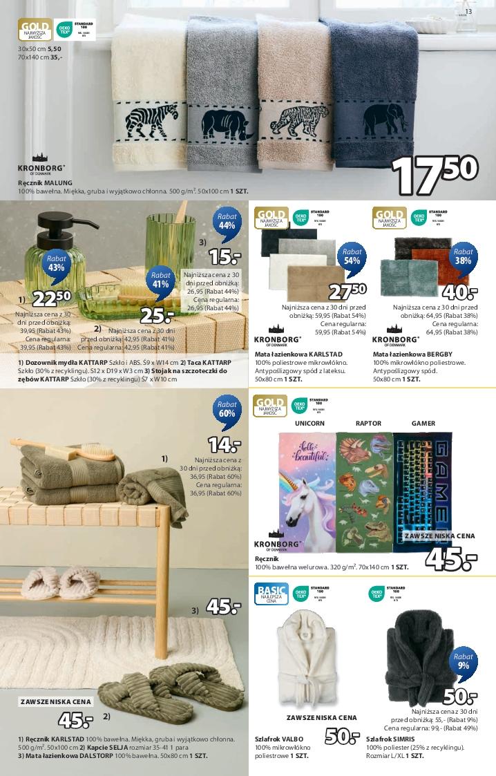 Gazetka promocyjna Jysk str. 13