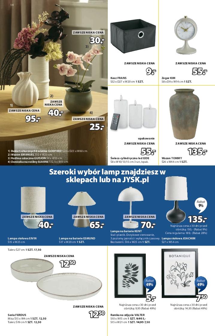 Gazetka promocyjna Jysk str. 14