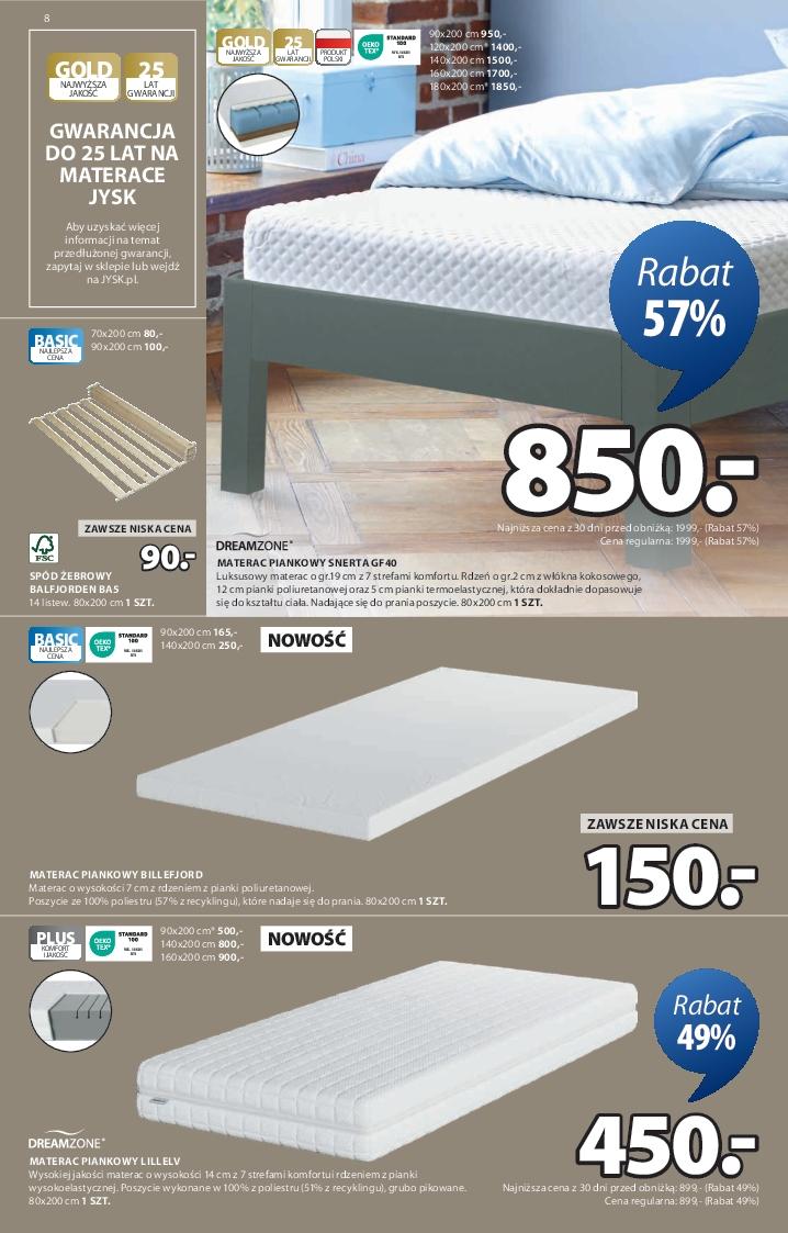 Gazetka promocyjna Jysk str. 8