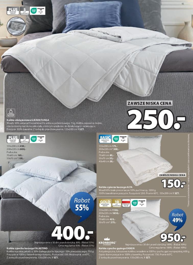 Gazetka promocyjna Jysk str. 15