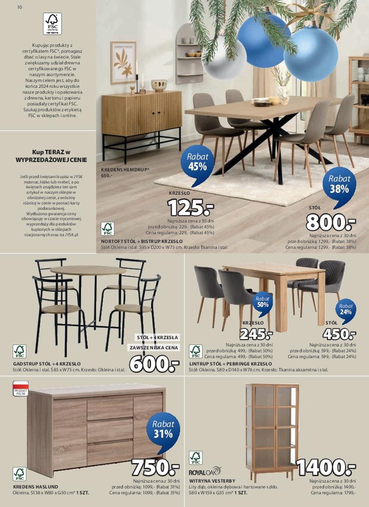 Gazetka promocyjna Jysk str. 10
