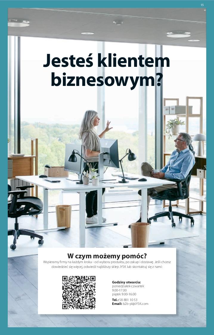 Gazetka promocyjna Jysk str. 15