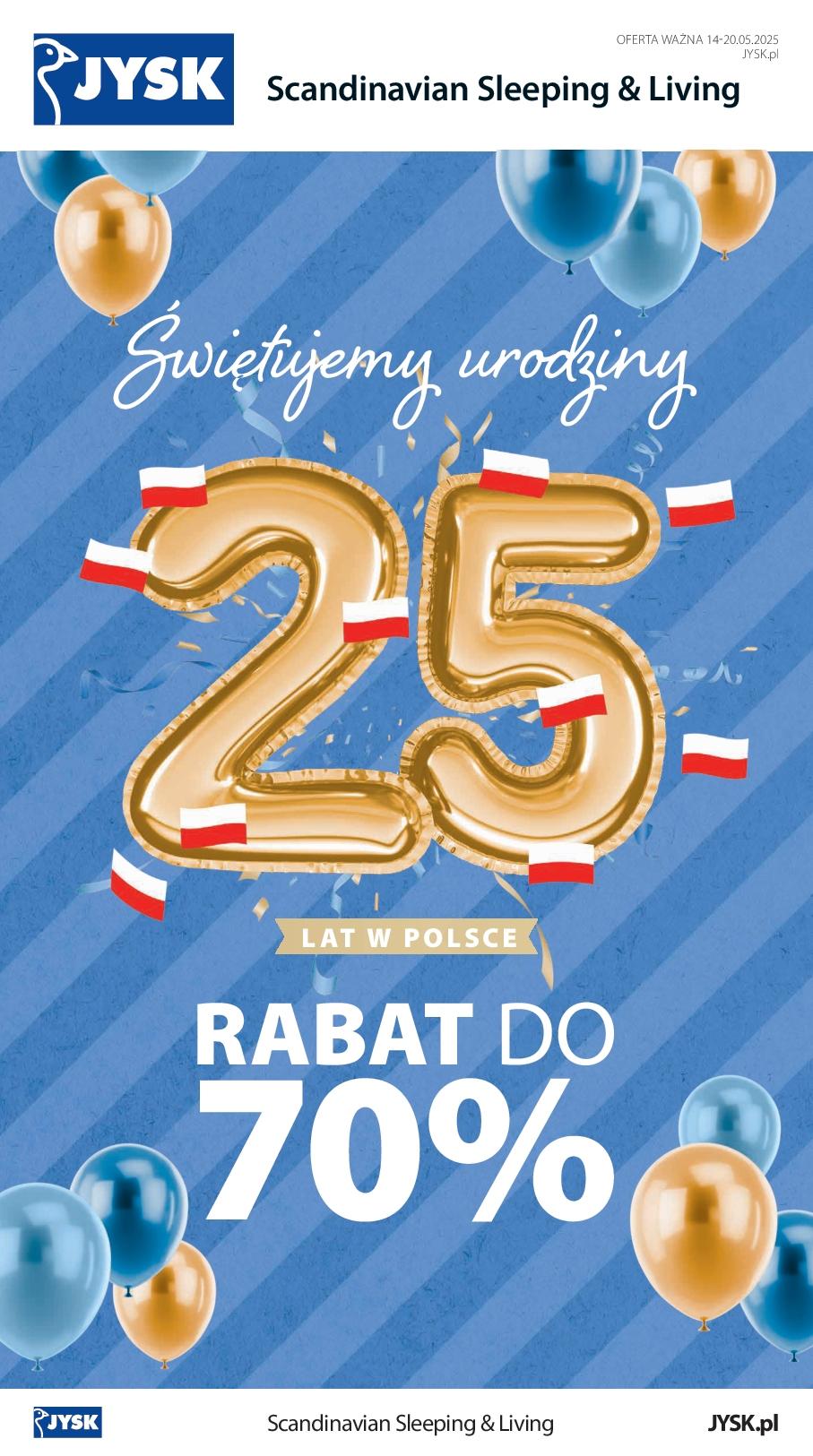 Gazetka promocyjna Jysk str. 1