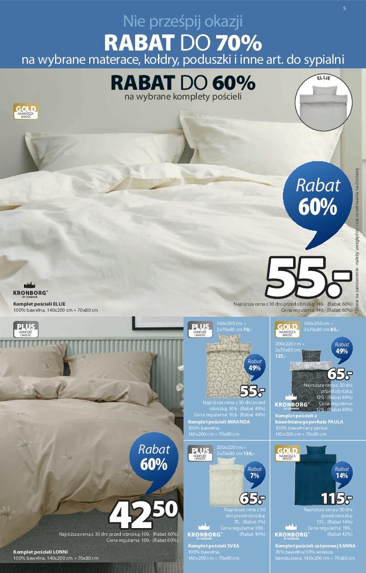 Gazetka promocyjna Jysk str. 5