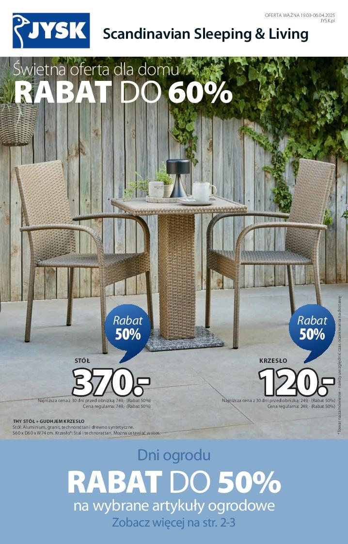 Gazetka promocyjna Jysk str. 1