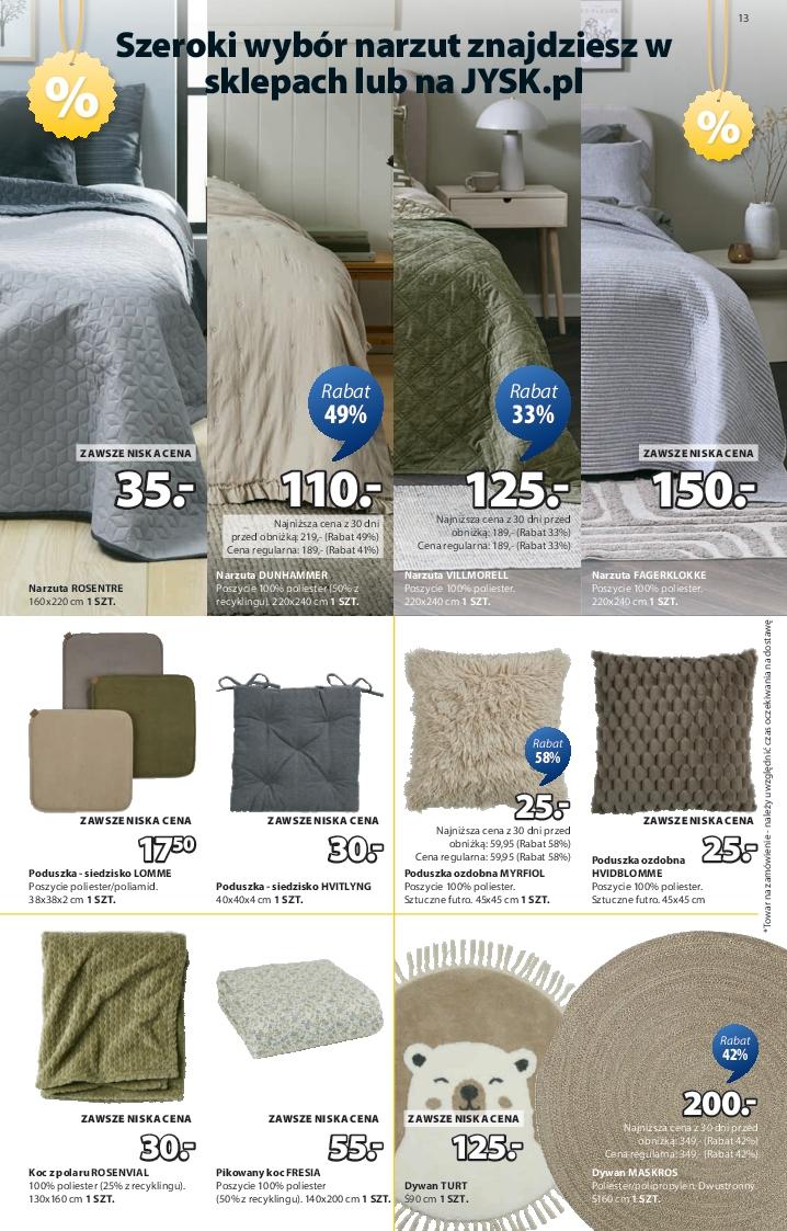 Gazetka promocyjna Jysk str. 13