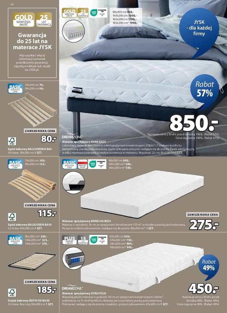 Gazetka promocyjna Jysk str. 10