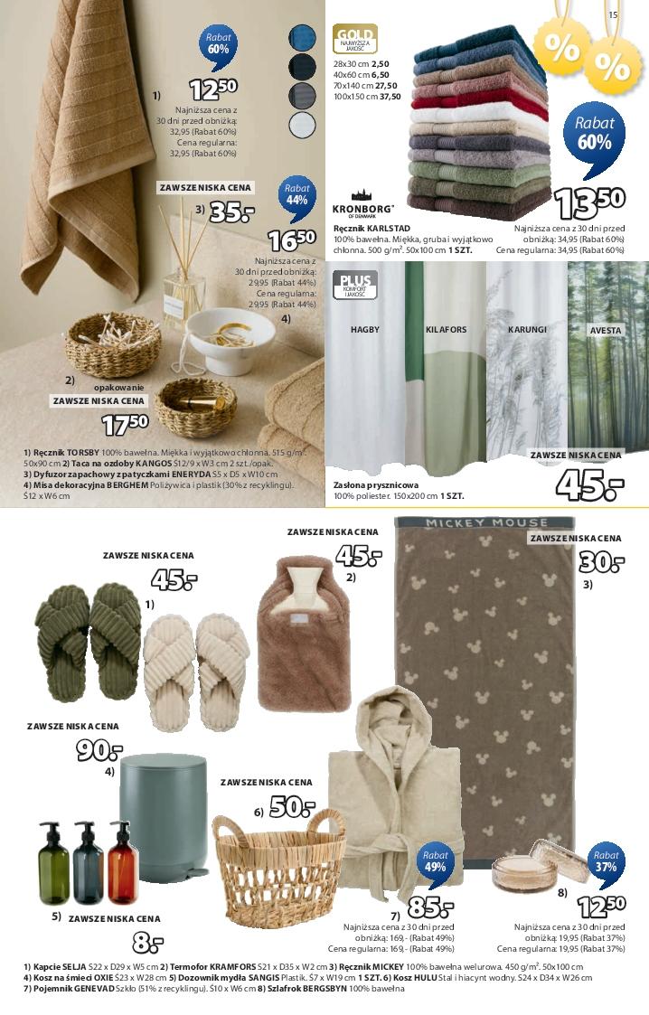 Gazetka promocyjna Jysk str. 15