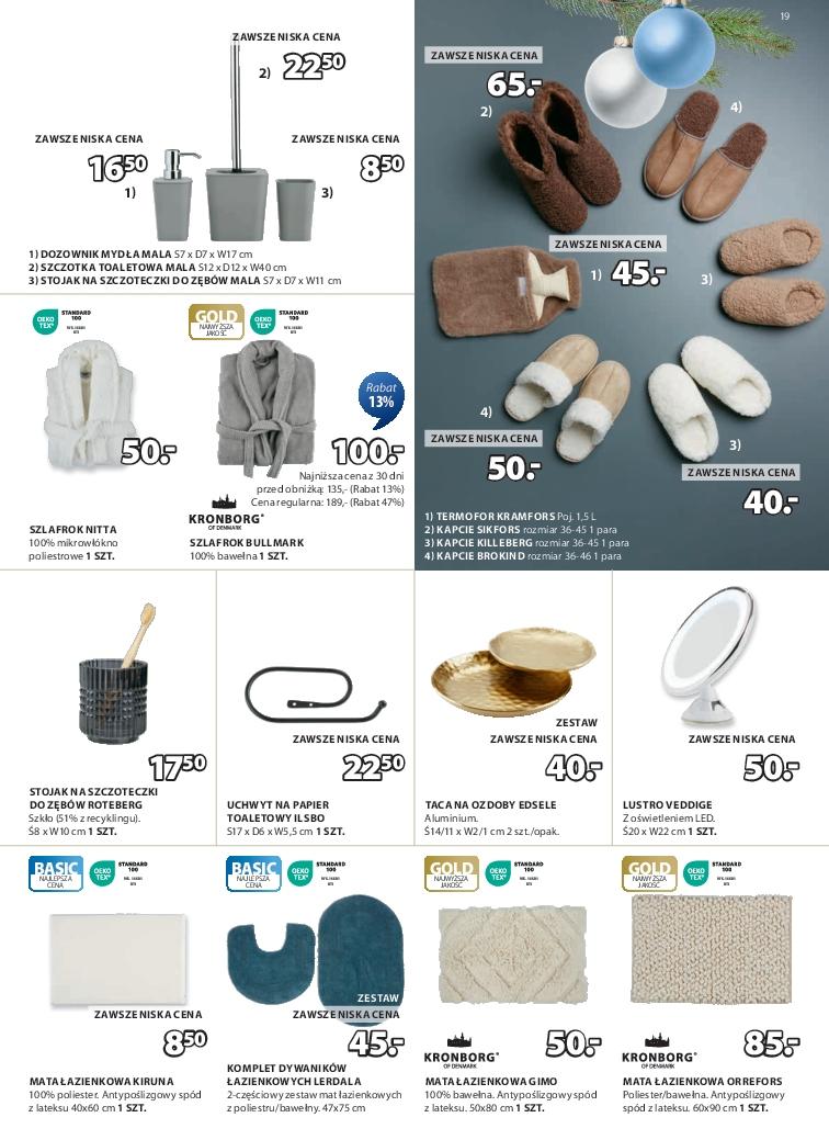 Gazetka promocyjna Jysk str. 19