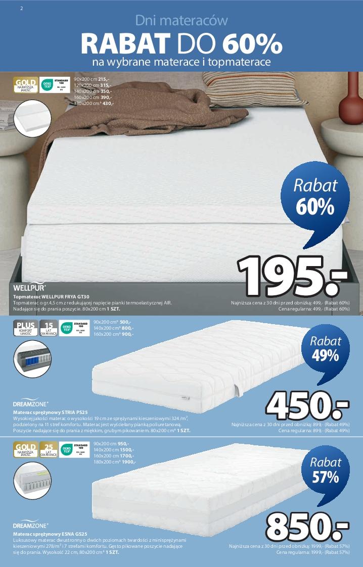 Gazetka promocyjna Jysk str. 2