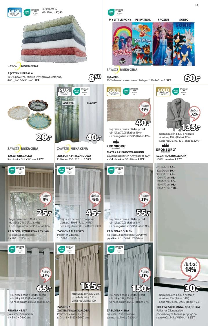 Gazetka promocyjna Jysk str. 13