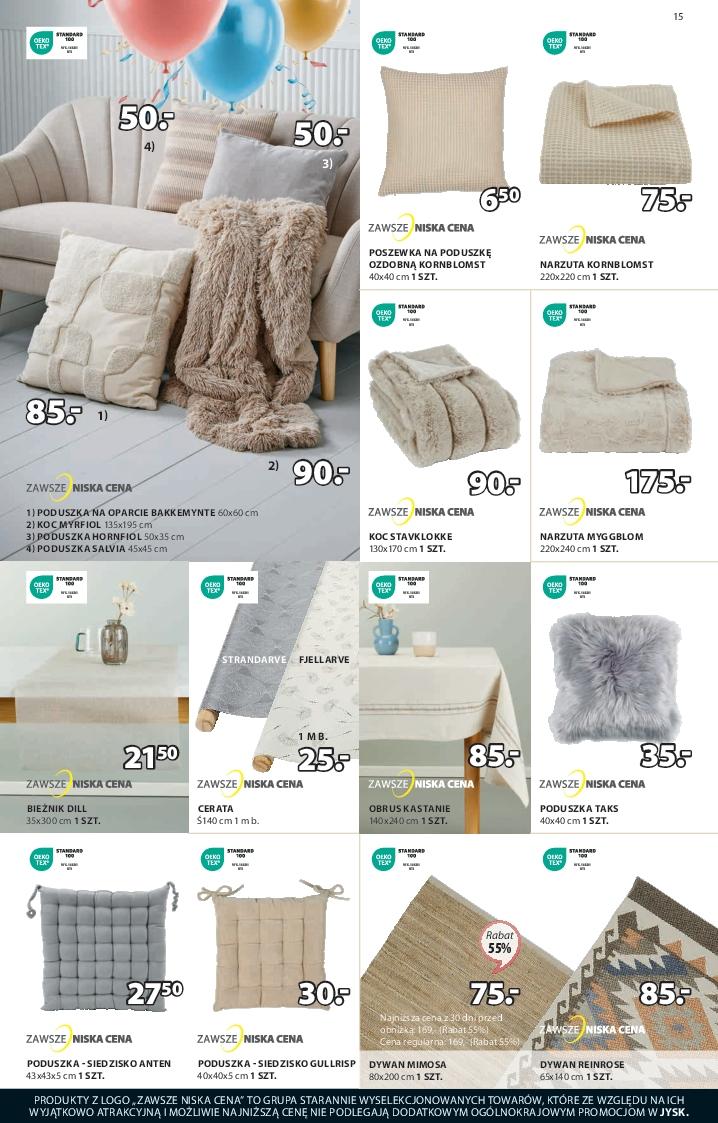 Gazetka promocyjna Jysk str. 15