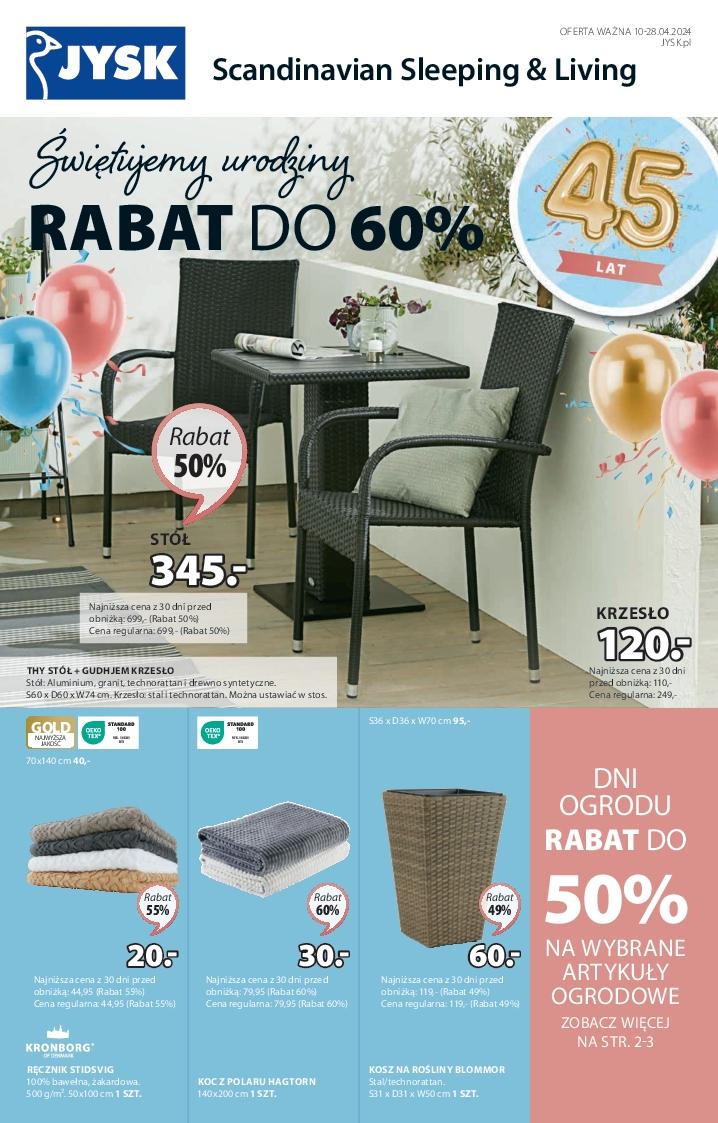 Gazetka promocyjna Jysk str. 1